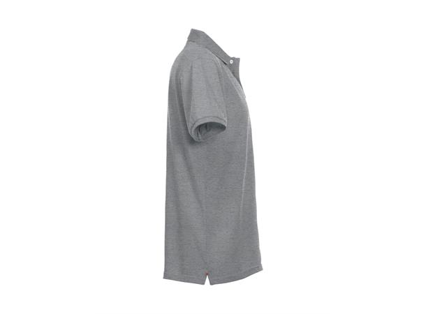 Clique Stretch Premium Polo Gråmelert str. 3XL