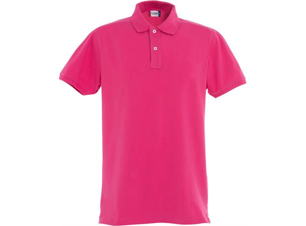 Clique Stretch Premium Polo Mørkerosa str. XXL