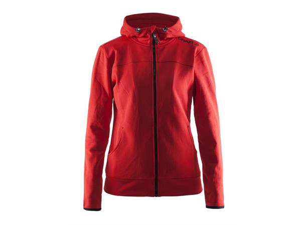 Craft Leisure Full Zip Hood W Rød str. M