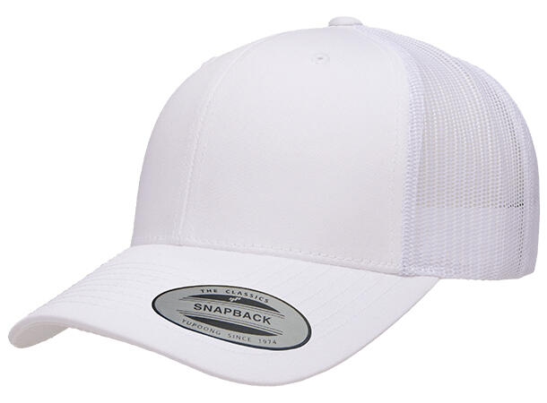 FLEXFIT FL6606 RETRO TRUCKER Hvit One size