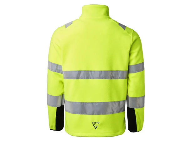 Gesto Essential Fleecejakke KL 2/3 HiVis Gul XS