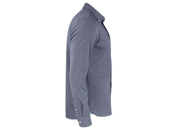 James Harvest Burlingham Jersey Skjorte Marineblå S