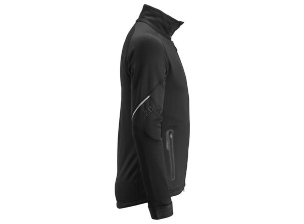 Snickers 8003 Polartec® 2.0 fleecejakke Svart, str.XS stretch