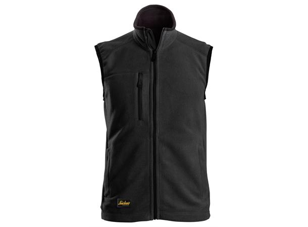 Snickers 8024 Polartec® fleecevest Svart, str.XS