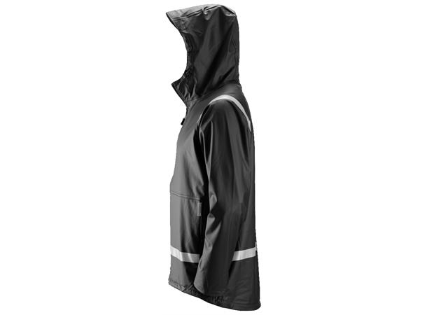 Snickers 8200 Regnjakke PU Svart, str.XL