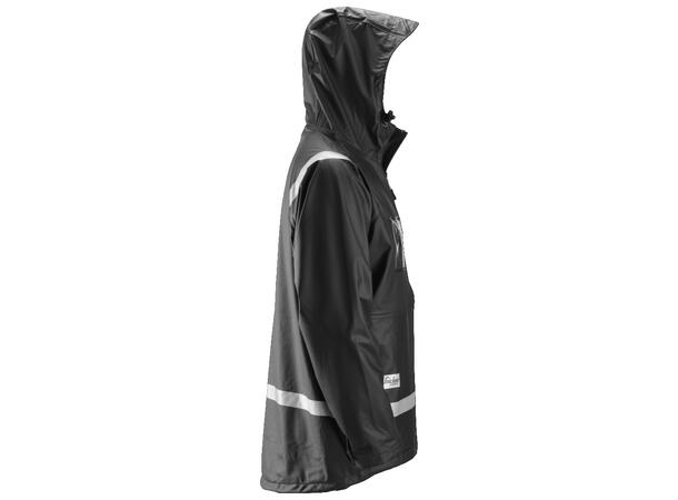 Snickers 8200 Regnjakke PU Svart, str.XL