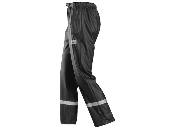 Snickers 8201 Regnbukse PU Svart, str.XL