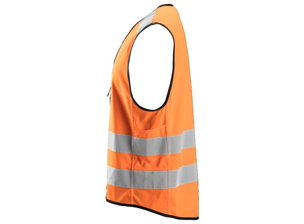 Snickers 9153 HiVis-Vest HiVis Oransje, str.S/M Kl.2