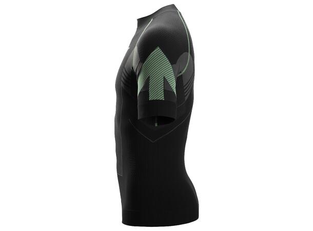 Snickers 9426 FlexiWork Sømløs t-skjorte Svart/Grå, str.XS