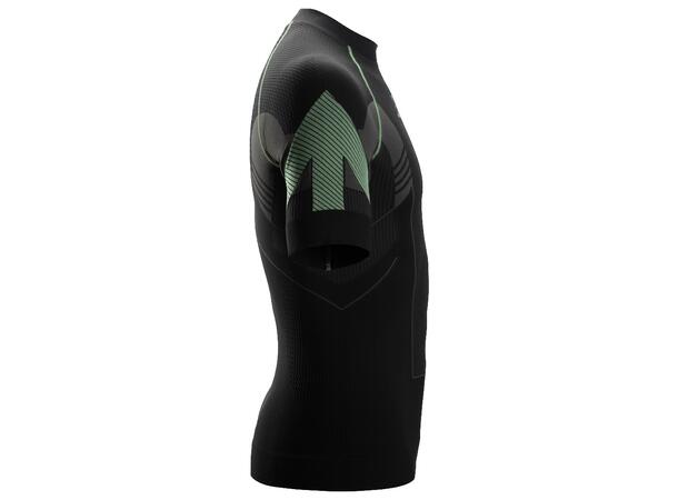 Snickers 9426 FlexiWork Sømløs t-skjorte Svart/Grå, str.XS