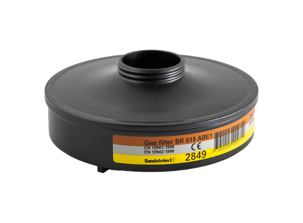 Sundström SR 515 Gas ABE1 2p Filter PAPR Svart