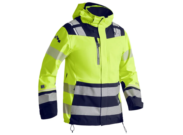 Univern Skalljakke Protec XTRM KL.3 HiVis Gul/Blå XS