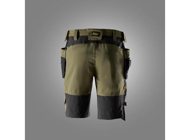 6118 Snickers AllroundWork Shorts HI Khaki C44