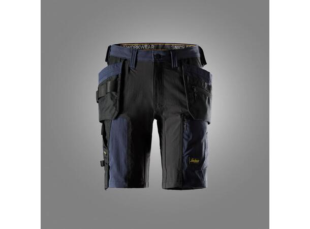6118 Snickers AllroundWork Shorts HI Marineblå/Svart C44