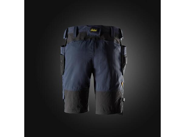 6118 Snickers AllroundWork Shorts HI Marineblå/Svart C44