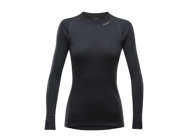 Devold Duo Active Dame langermet Svart/Svart L