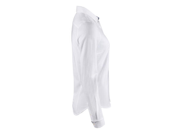 James Harvest Burlingham Jersey Skjorte Hvit XS