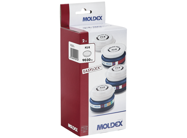 Moldex Partikkelfilter Easylock P3 2 pk