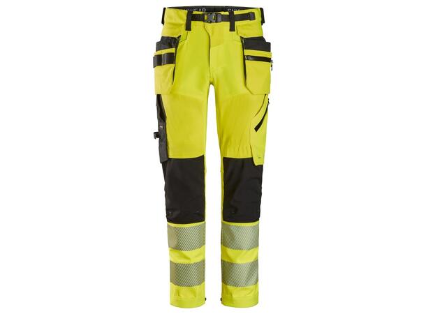 Snickers Bukse 6930 Klasse 2 HiVis Gul/Svart C44