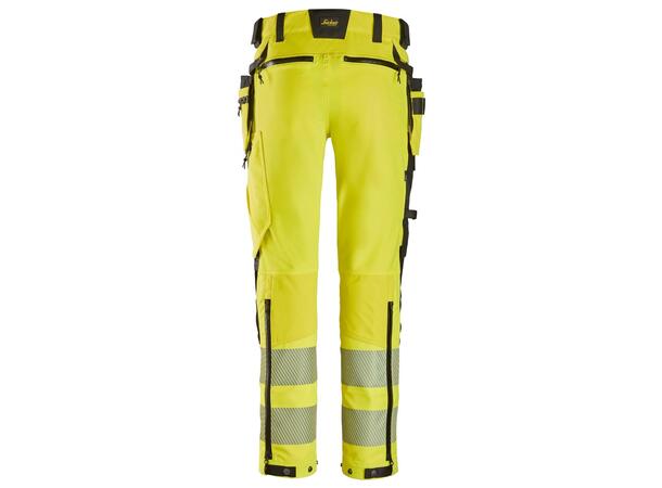 Snickers Bukse 6930 Klasse 2 HiVis Gul/Svart C44