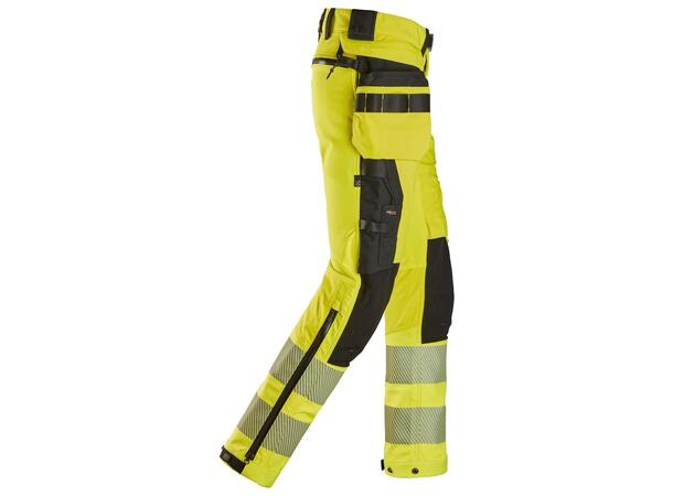 Snickers Bukse 6930 Klasse 2 HiVis Gul/Svart C44