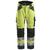 Snickers 6639 AllroundWork+ Vinterbukse HiVis Gul/Grå, str.S Kl.2 
