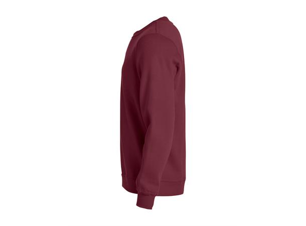 Clique Basic Roundneck Burgunder str. XL