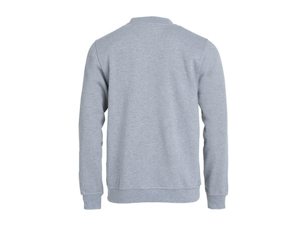 Clique Basic Roundneck Gråmelert str. 5XL