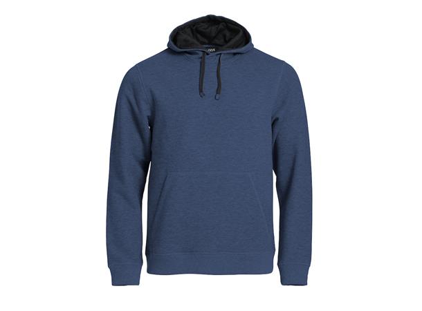 Clique Classic Hoody Blåmelert str. 3XL