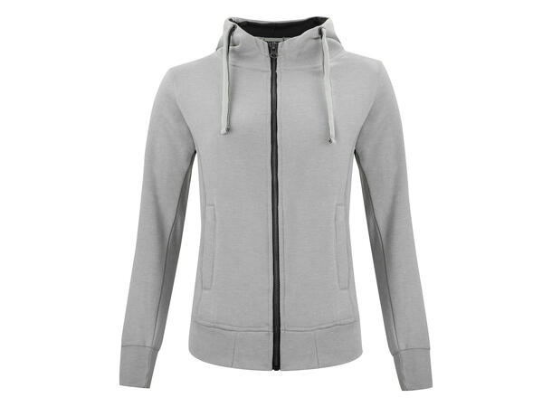 Clique Classic Hoody Full Zip Dame Gråmelert str. XS