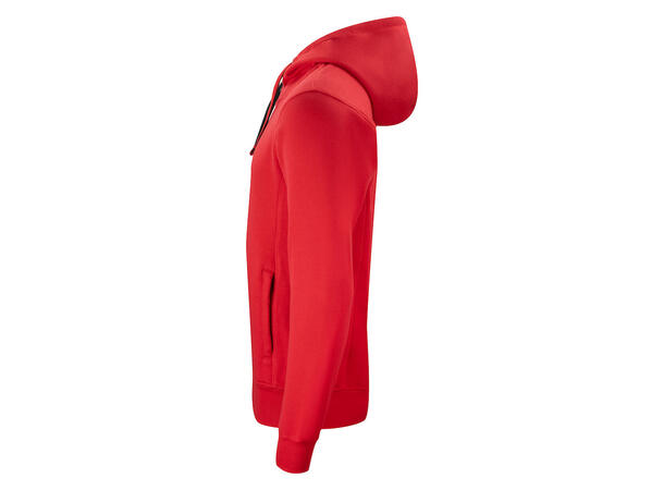 Clique Classic Hoody Full Zip Rød 4XL