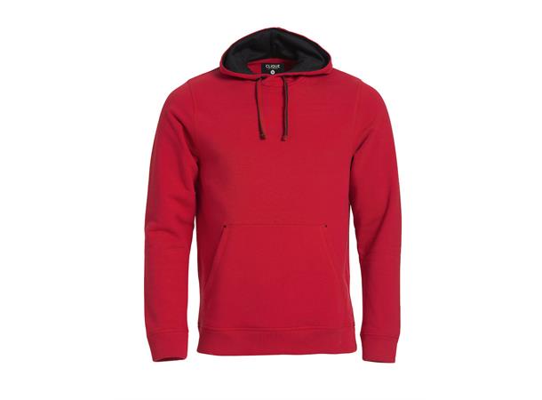 Clique Classic Hoody Rød str. XXL