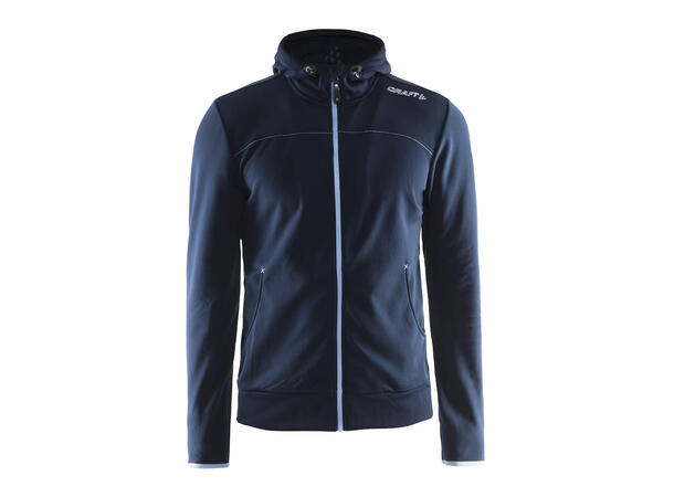 Craft Leisure Full Zip Hood M Marineblå str. 3XL