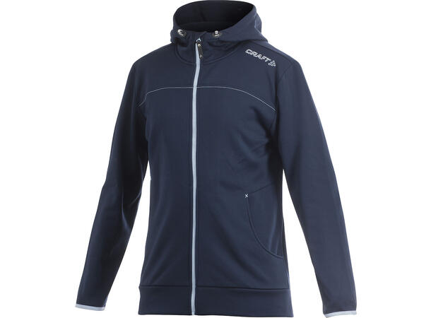 Craft Leisure Full Zip Hood M Marineblå str. 3XL