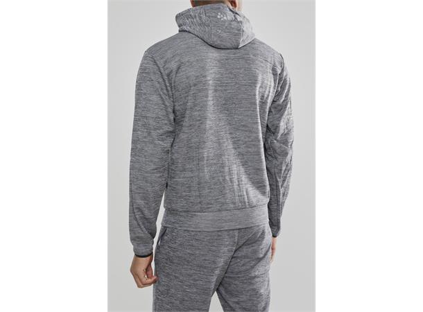 Craft Leisure Full Zip Hood M Mørkegrå str. 4XL