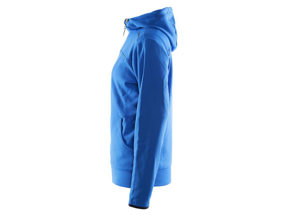 Craft Leisure Full Zip Hood W Blå str. XS