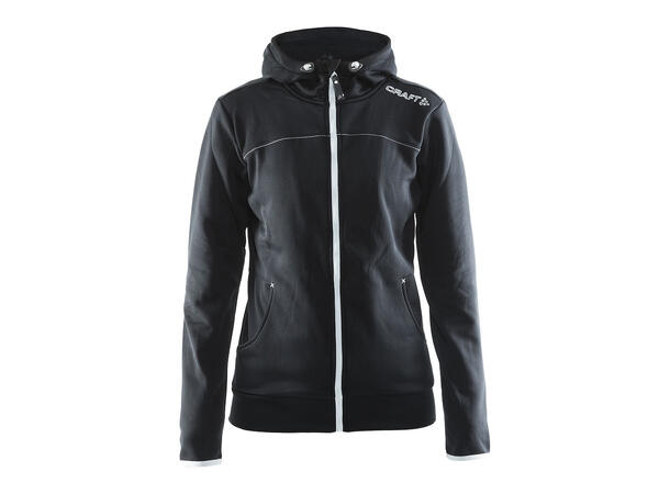 Craft Leisure Full Zip Hood W Svart str. L