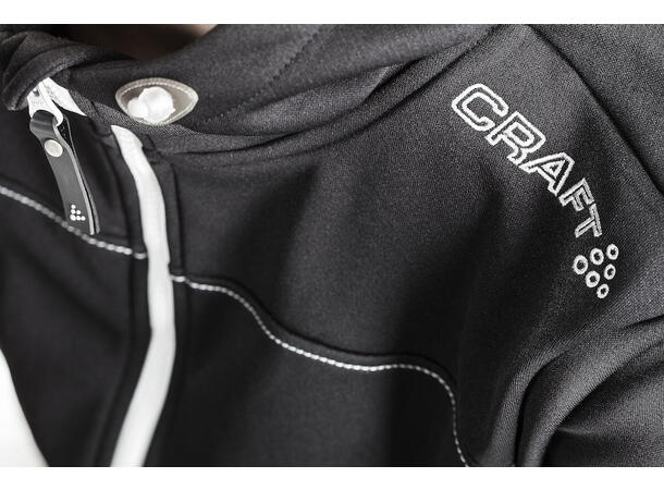 Craft Leisure Full Zip Hood W Svart str. L