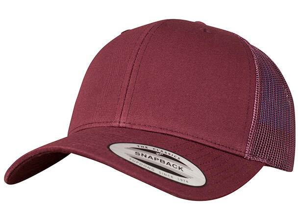 FLEXFIT FL6606 RETRO TRUCKER Maroon One size