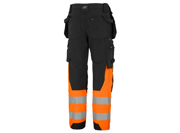 HÅNDVERKSBUKSE MOTION 238-1 FULL STRETCH Svart/Oransje C44