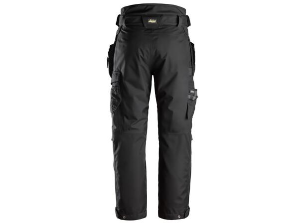 Snickers 6580 FlexiWork+ Arbeidsbukse Svart, str.XL GORE-TEX® m/hylsterlommer