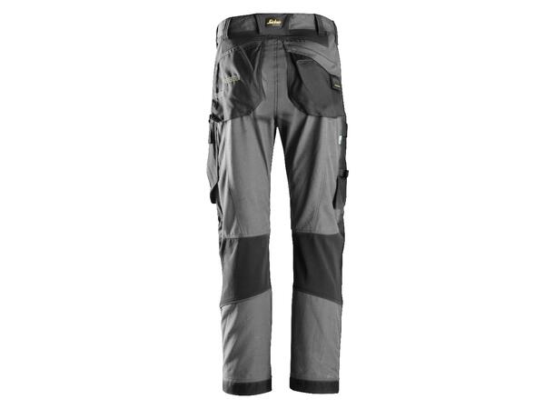 Snickers 6903 FlexiWork Arbeidsbukse+ Grå/Svart, str.044