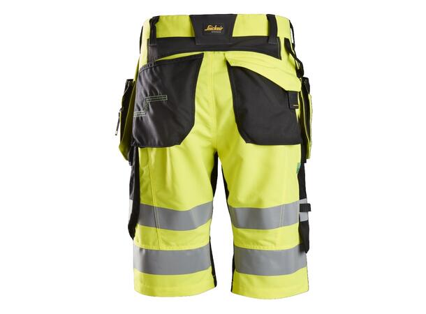 Snickers 6933 HiVis Shorts HiVis Gul/Svart C48