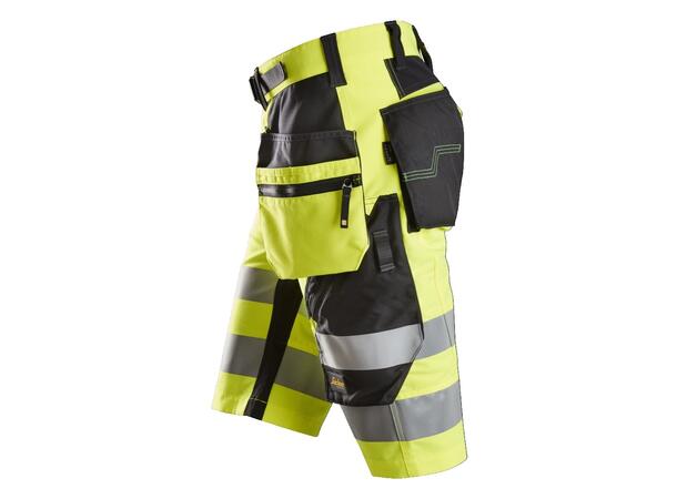 Snickers 6933 HiVis Shorts HiVis Gul/Svart C48