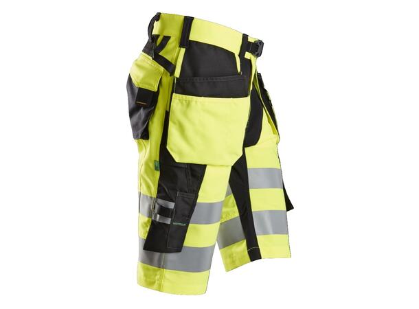Snickers 6933 HiVis Shorts HiVis Gul/Svart C48