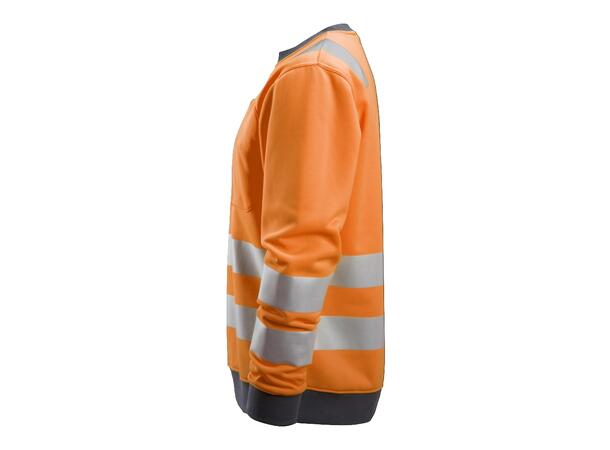 Snickers 8037 High-Vis Genser Kl.2/3 HiVis Oransje XS