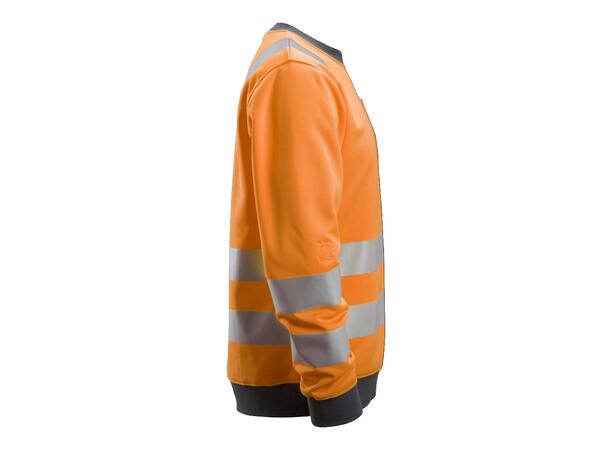Snickers 8037 High-Vis Genser Kl.2/3 HiVis Oransje XS