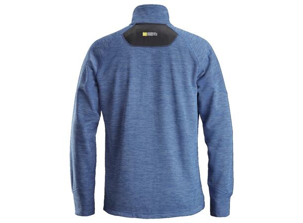 Snickers 8042 FlexiWork Fleecejakke Blå/Svart, str.XS