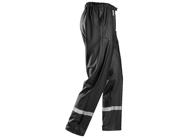 Snickers 8201 Regnbukse PU Svart, str.XS