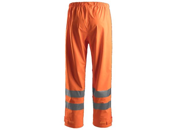 Snickers 8243 HiVis-PU-regnbukse HiVis Oransje, str.XS Kl.2